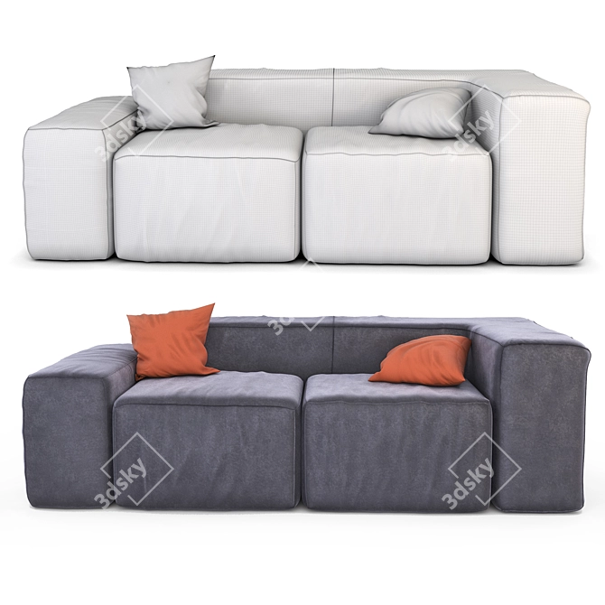 Modern Loft Illini Sofa 3D model image 2
