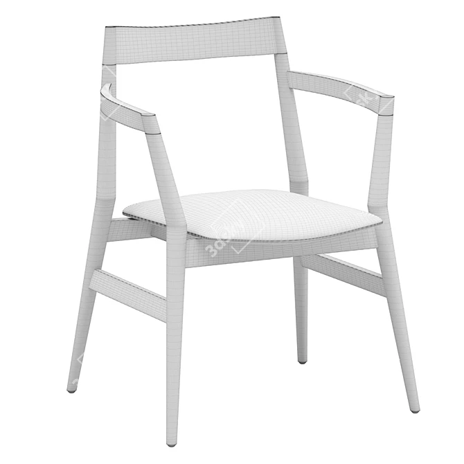 Sophisticated Prostoria Dobra Chair 3D model image 3