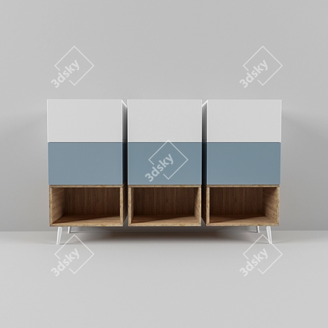  Versatile 3D Chest Model 3D model image 2