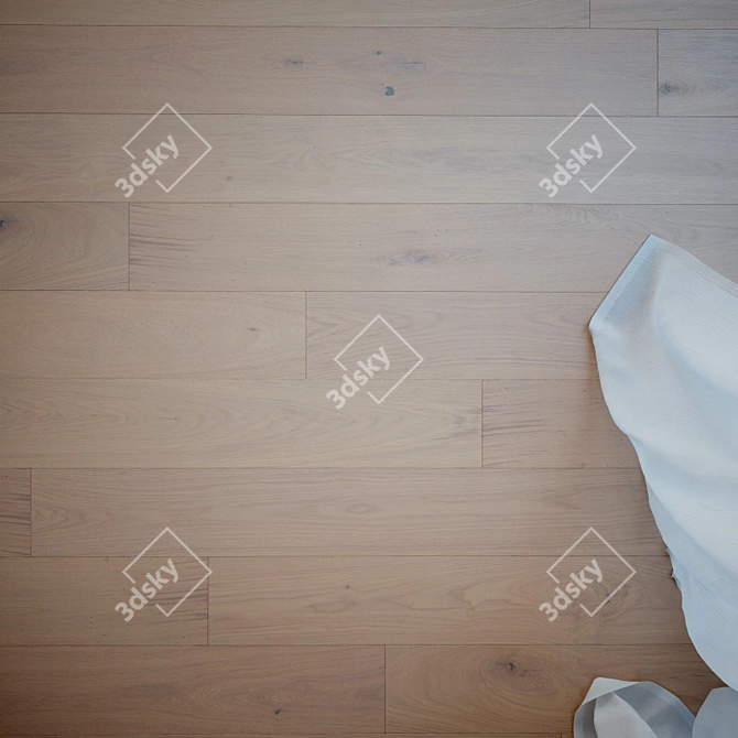 Ceilon Oak Wooden Flooring 3D model image 2