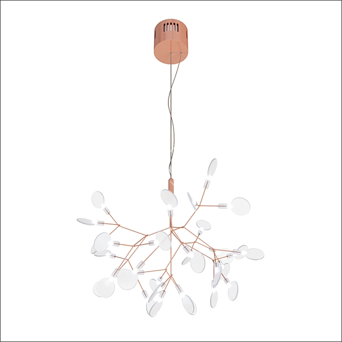 Sleek Heracleum D50 Replica 3D model image 1