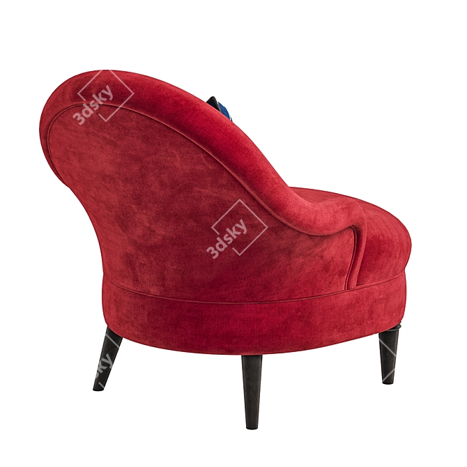 Luxurious George Smith Hogarth Chair: Timeless Elegance 3D model image 2