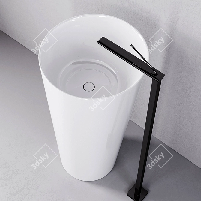  Valdama IL Sink: Poetic Beauty 3D model image 1