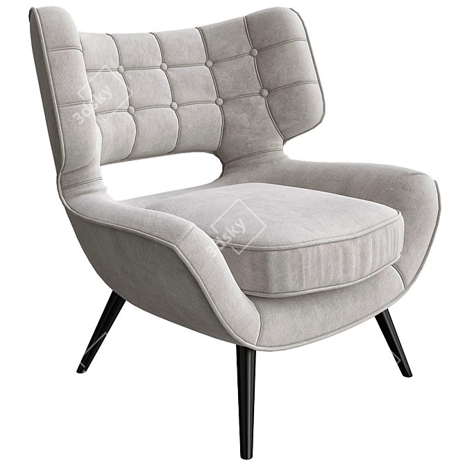 Captain Poltrona: Elegant and Luxurious 3D model image 1