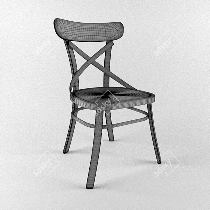 Poland Chair: Poly 80.032, Verts 52704 3D model image 3