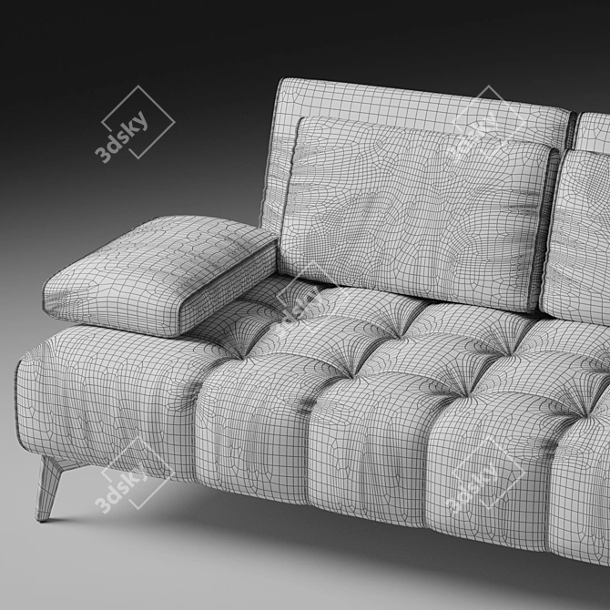  Elegant Rosemary Sofa by Calia Italia 3D model image 3