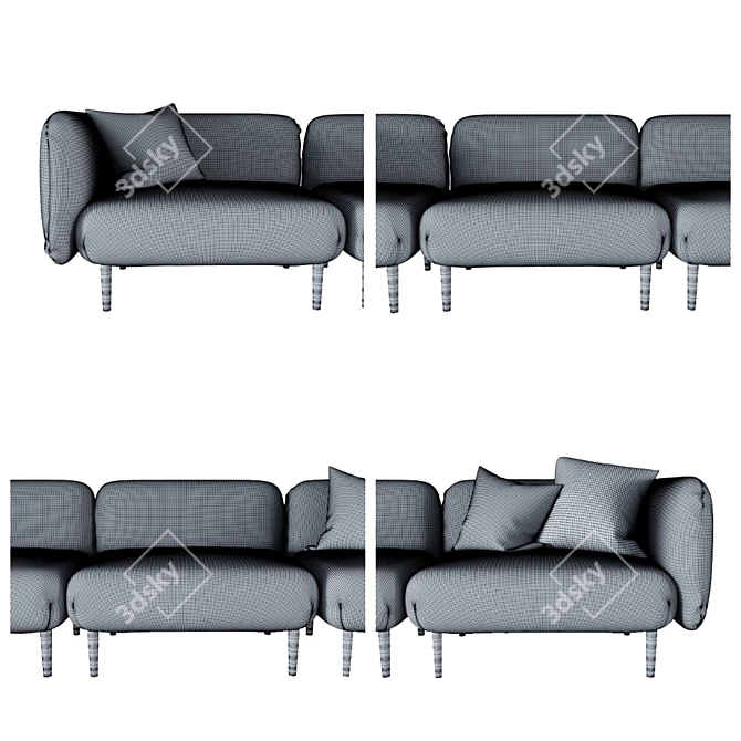 Vision Modular Sofa 3D model image 3