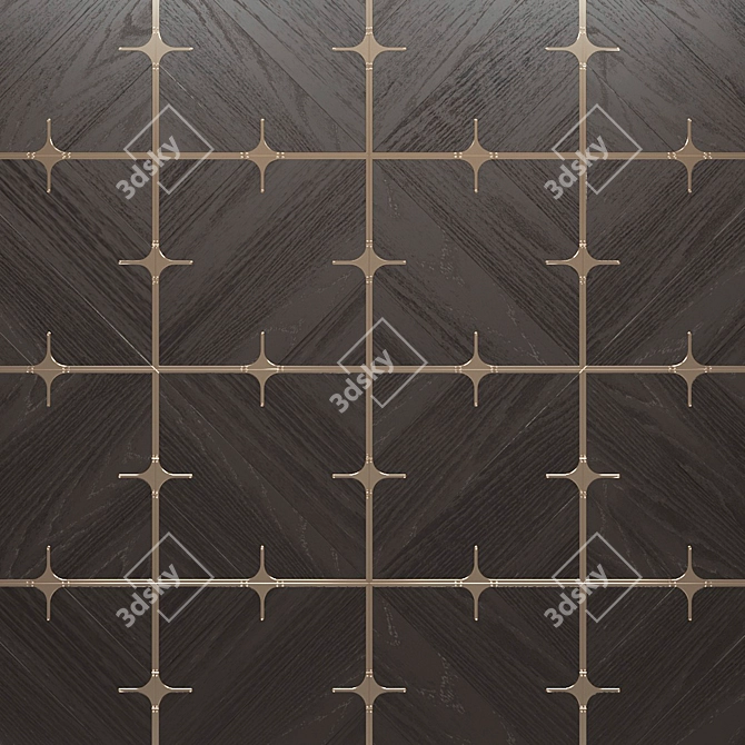  Tabarka Studio Parquet: Art ORLY 2, Size 660x660mm 3D model image 2