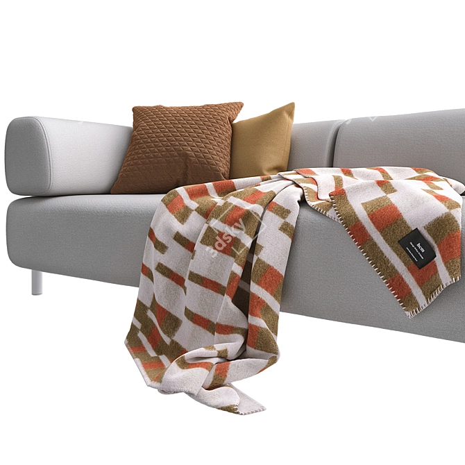 Adaptable Hem Palo Modular Sofa 3D model image 2