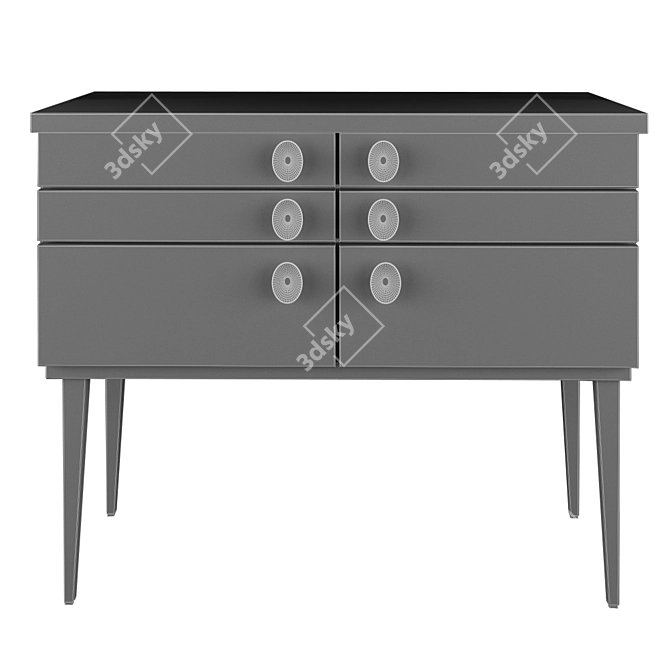 Modern Millimeter Commode Vray 3D model image 3