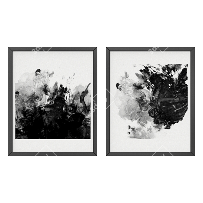 Modern Art Collection #37 3D model image 1