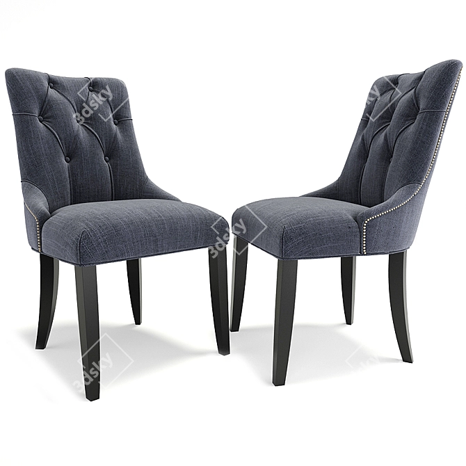 Versatile Preston Chair: Stylish, Comfortable, and Space-Saving 3D model image 1