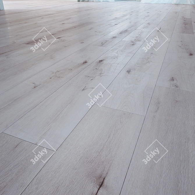 Sedan Oak Wood Flooring 3D model image 1