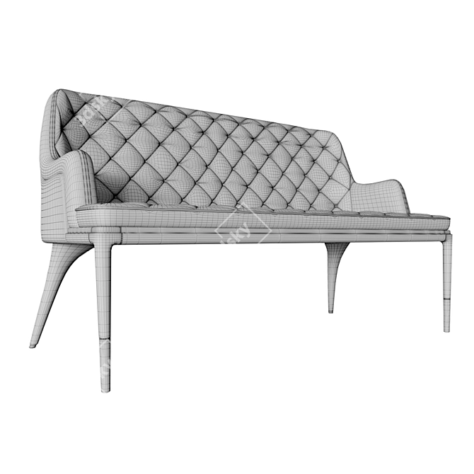 Luxxu Charla Two Seat Sofa 3D model image 3