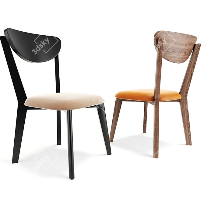 Elegant Bianca Dining Chair - Sleek Design & Superior Comfort 3D model image 1