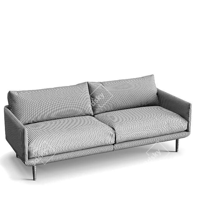 Stylish Stouby LINGER Sofa 3D model image 3