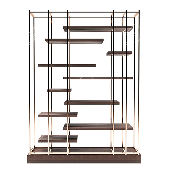 Elegant Wardrobe Storage: Cabinet Ward 3D model image 2