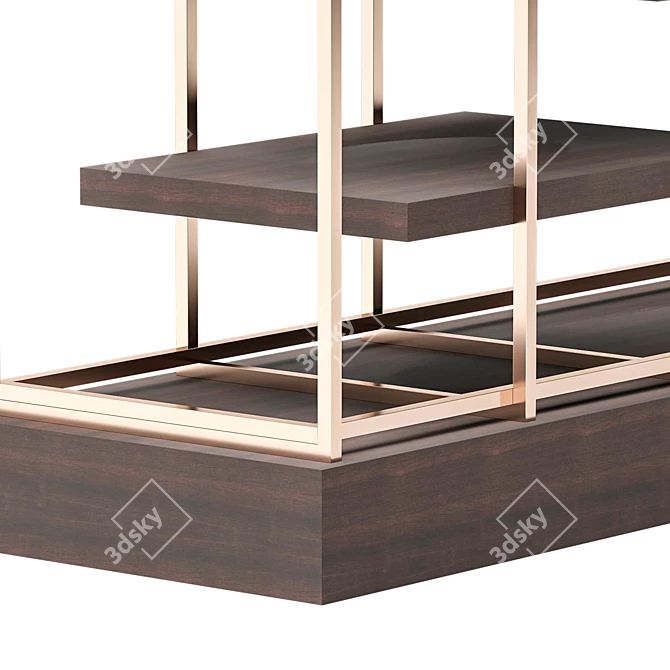 Elegant Wardrobe Storage: Cabinet Ward 3D model image 3