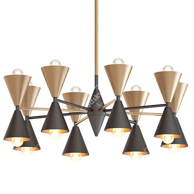 Illuminating Elegance: Cairo Chandelier 3D model image 1