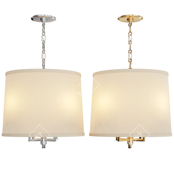 Westport Large Hanging Shade - Elegant Illumination for Any Space 3D model image 1