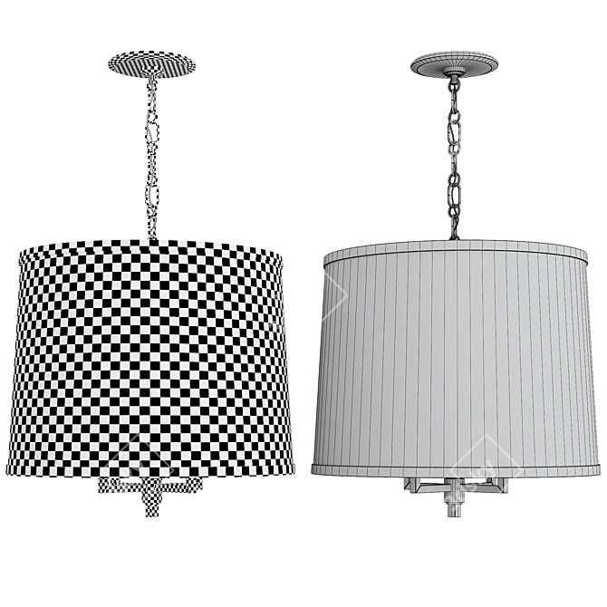 Westport Large Hanging Shade - Elegant Illumination for Any Space 3D model image 3