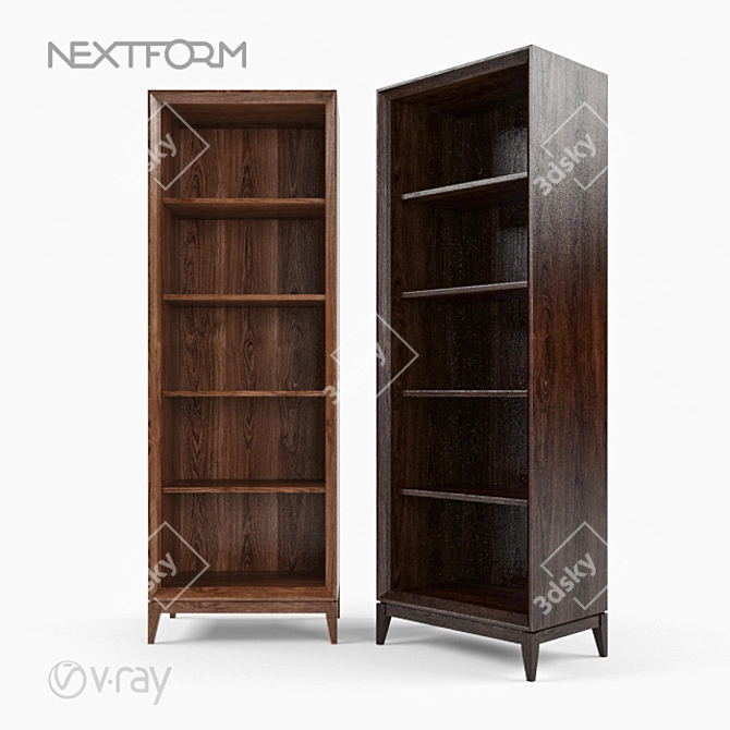 Nextform Toscana Bookcase 3D model image 1