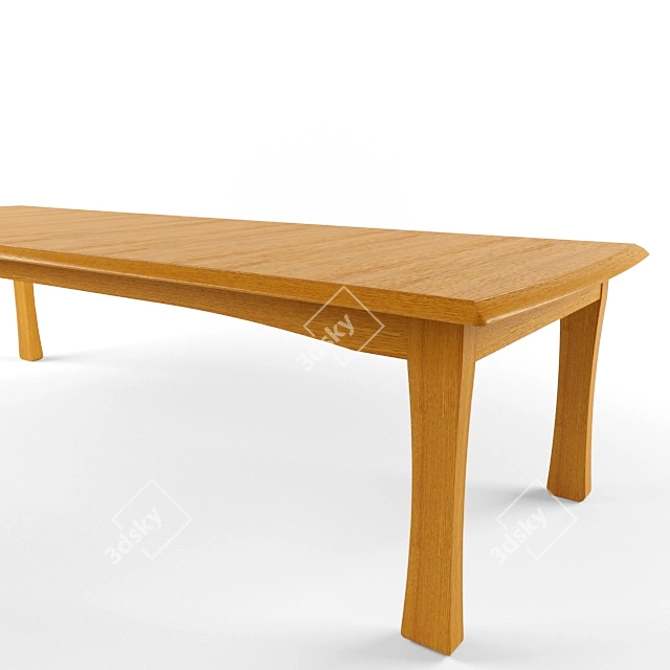 Elegant OM Table "Turin" by Orimex 3D model image 2