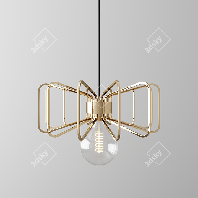 Dazzling Daisy Pendant 3D model image 2