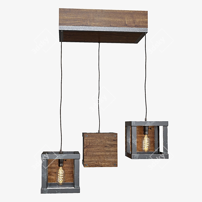 Cubic Glow: Illuminating Elegance 3D model image 1