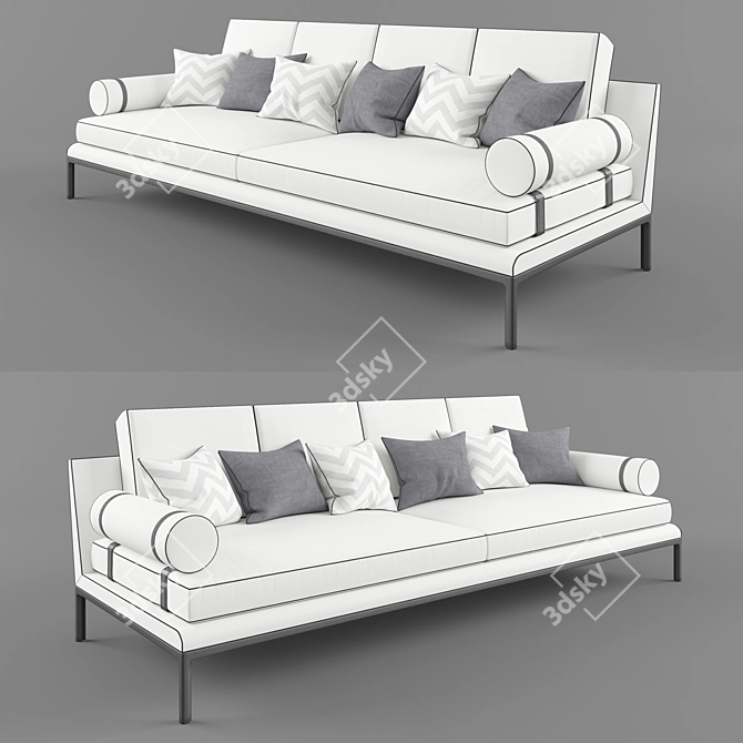 Amernis Modern Sofa 3D model image 1