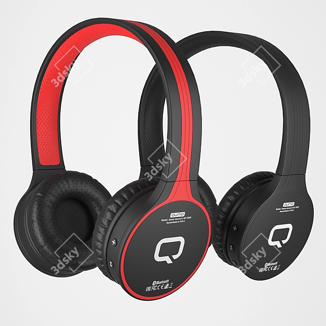 Qumo Accord 3 Wireless Headphones 3D model image 1
