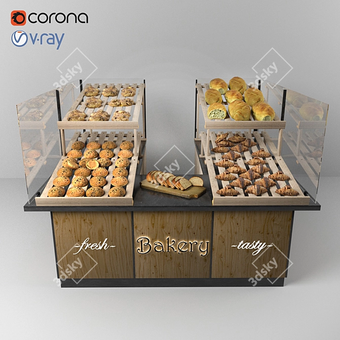 Scanned Food Bakery 3D model image 1