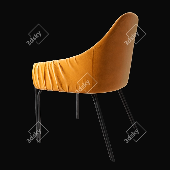 Sophisticated Celina Armchair: A Stunning Blend of Comfort and Style 3D model image 2