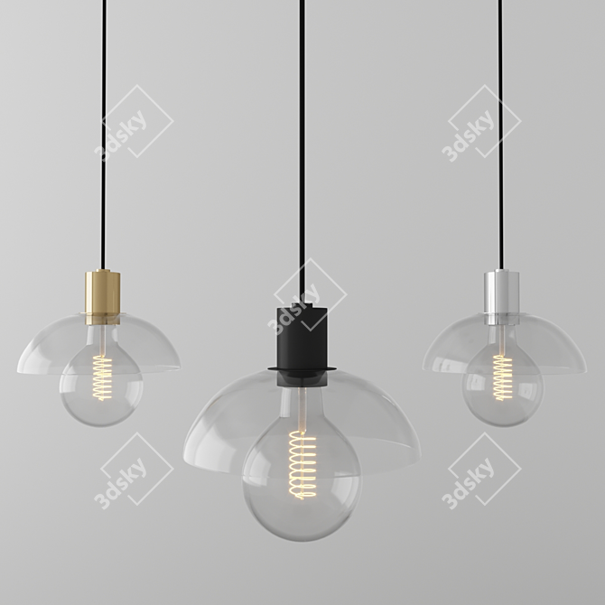 Stylish Mitzi Kyla Pendant - Elevate your space with this chic pendant 3D model image 1
