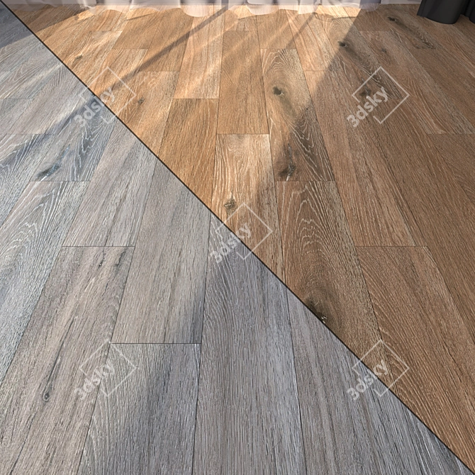Premium Parquet Floor Collection 3D model image 1