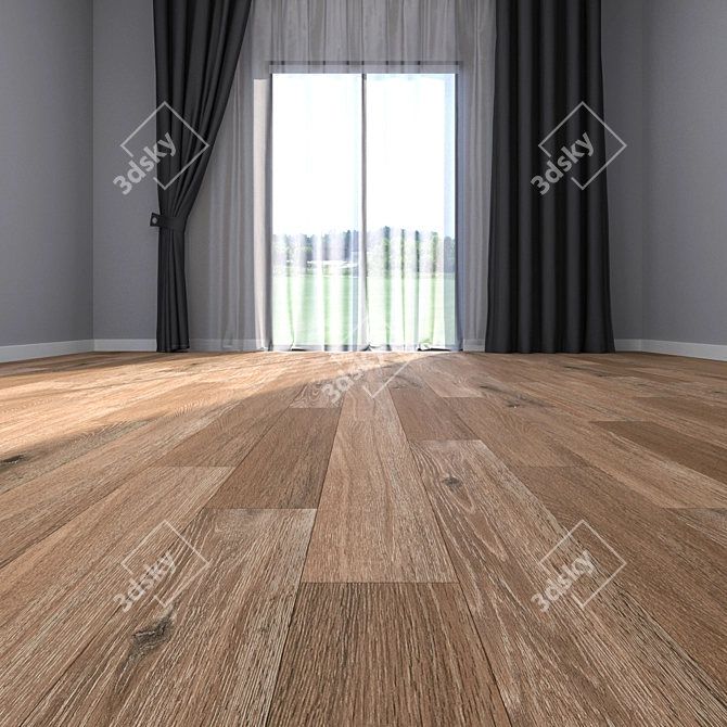 Premium Parquet Floor Collection 3D model image 3
