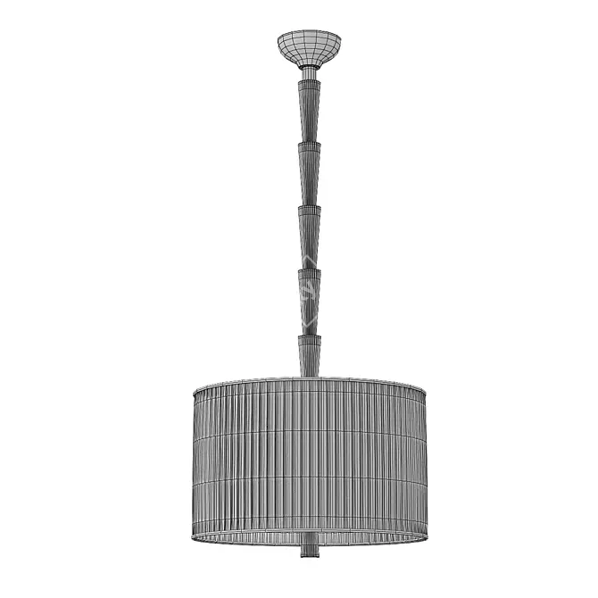 Delisle Shiraly AJ Suspension - Stylish and Stunning Lighting Fixture 3D model image 3