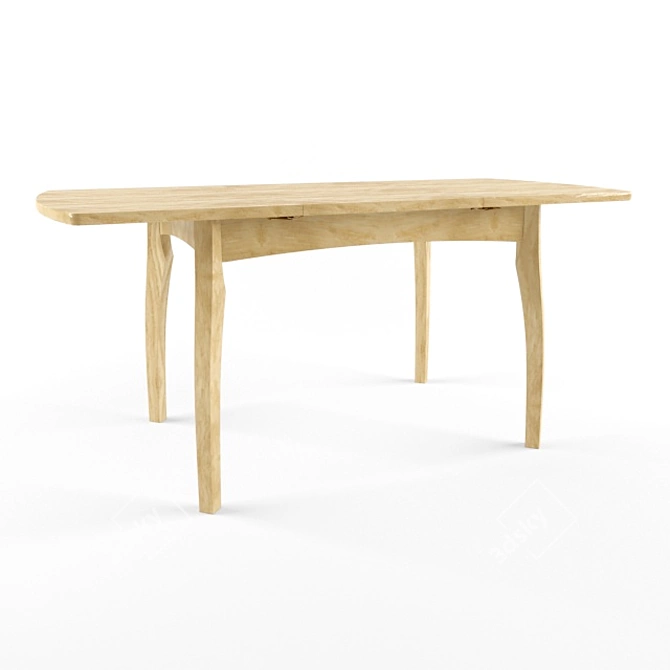 Reyn Extendable Dining Table 3D model image 1