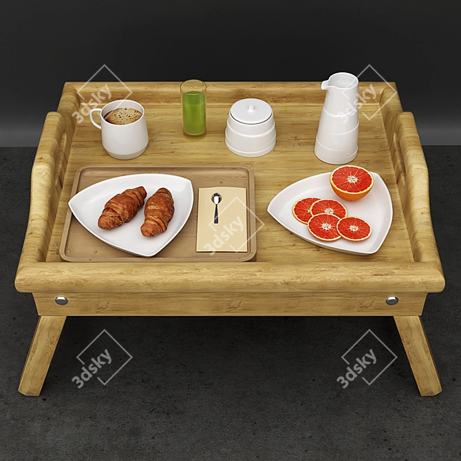Rise and Shine: Breakfast Brew Set 3D model image 2