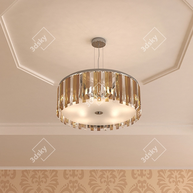 Divinare Nova Crystal Chandelier 3D model image 2