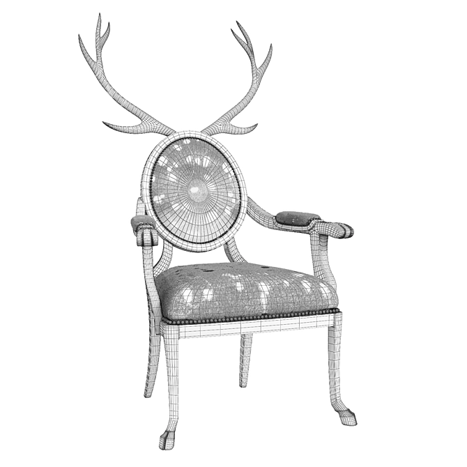 Merve Kahraman Hybrid Chair 3D model image 3