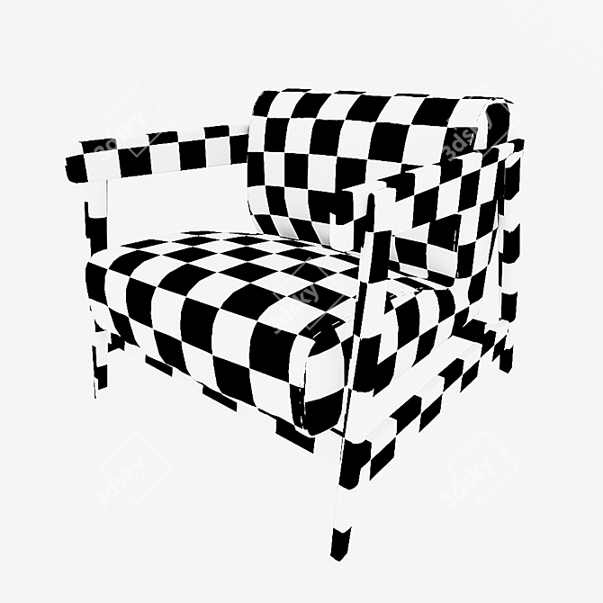 Modern Daewood Lounge Chair 3D model image 3
