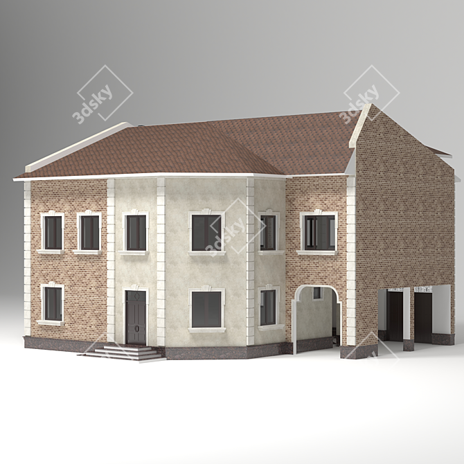 Title: Spacious Plot for Your Dream House 3D model image 2