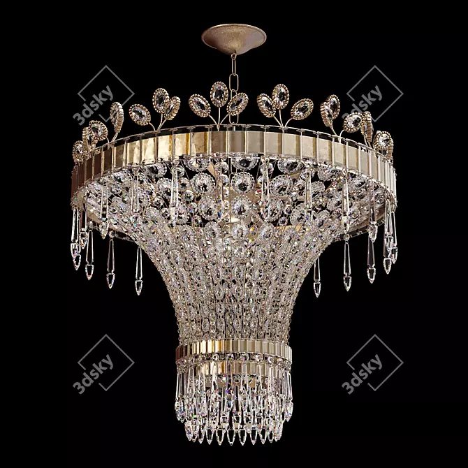 Exquisite Crystal Chandelier | Bagues Paris 20005 3D model image 1