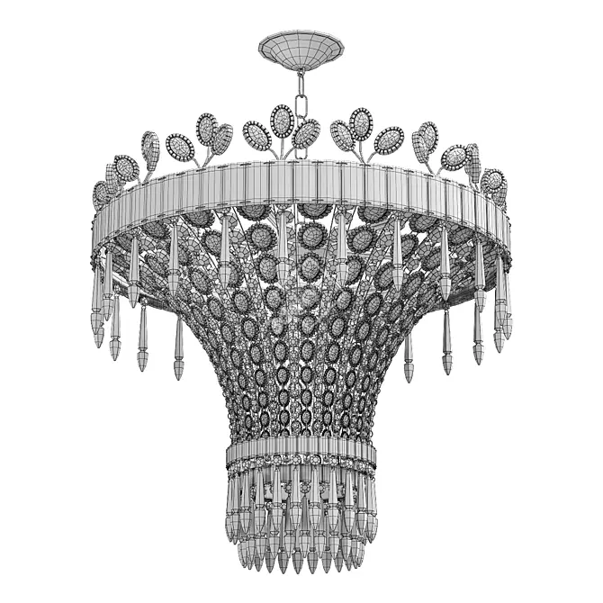Exquisite Crystal Chandelier | Bagues Paris 20005 3D model image 3