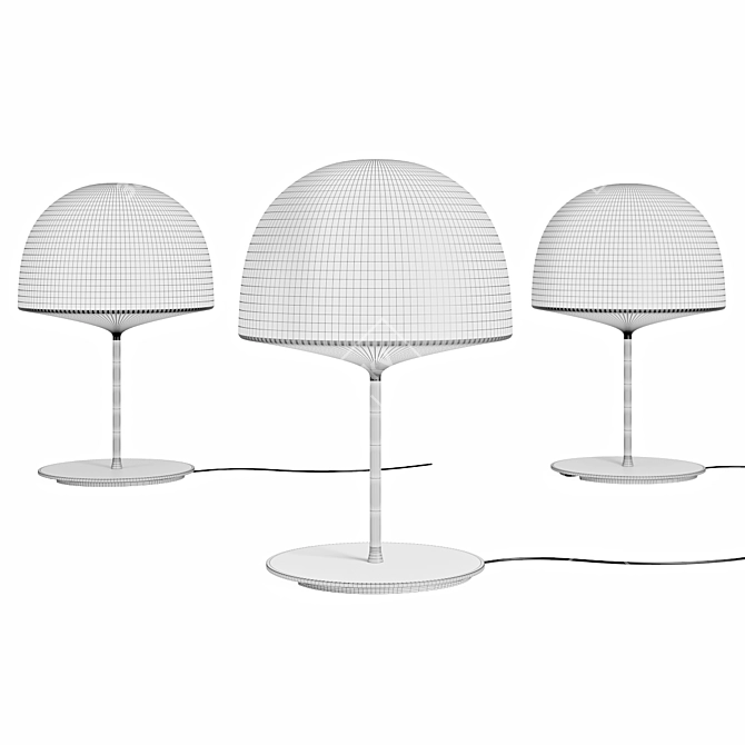 Cheshire Table Lamp: Minimalist Elegance 3D model image 3