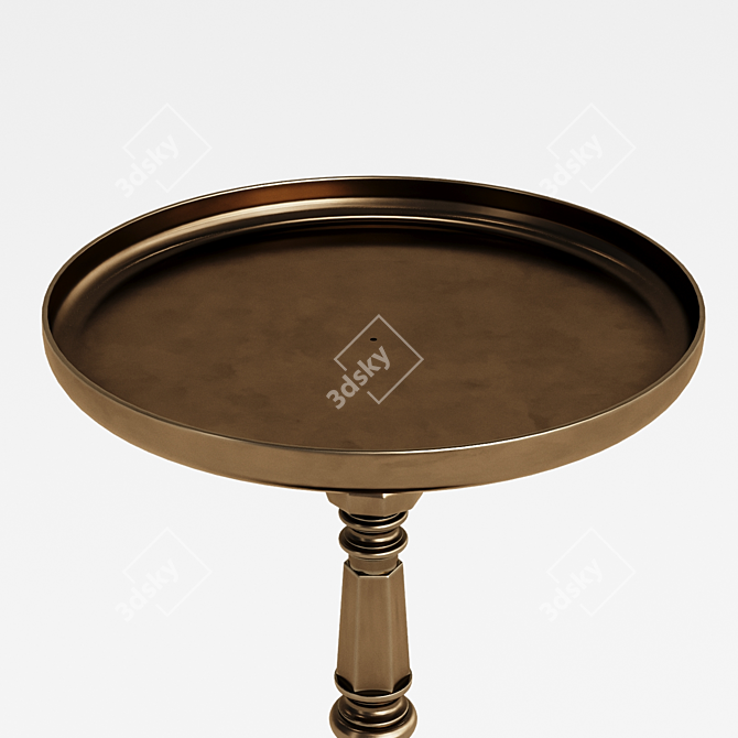 Elegant Orleans Butler Table 3D model image 3