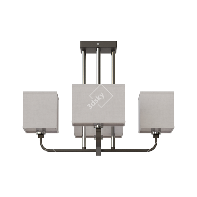 MW-Light Prato 101011904: Sleek Modern Ceiling Light 3D model image 2