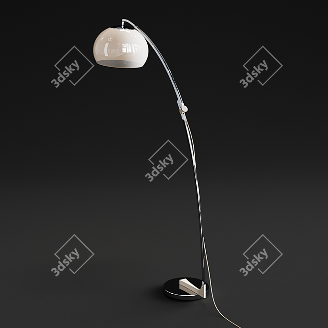 Italian Design Floor Lamp 3D model image 2