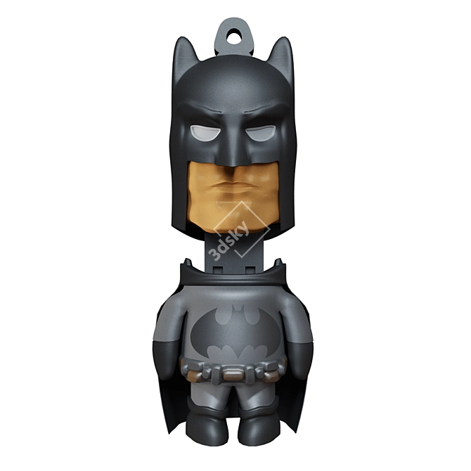 Legendary Hero: Batman USB Flash Drive 3D model image 2